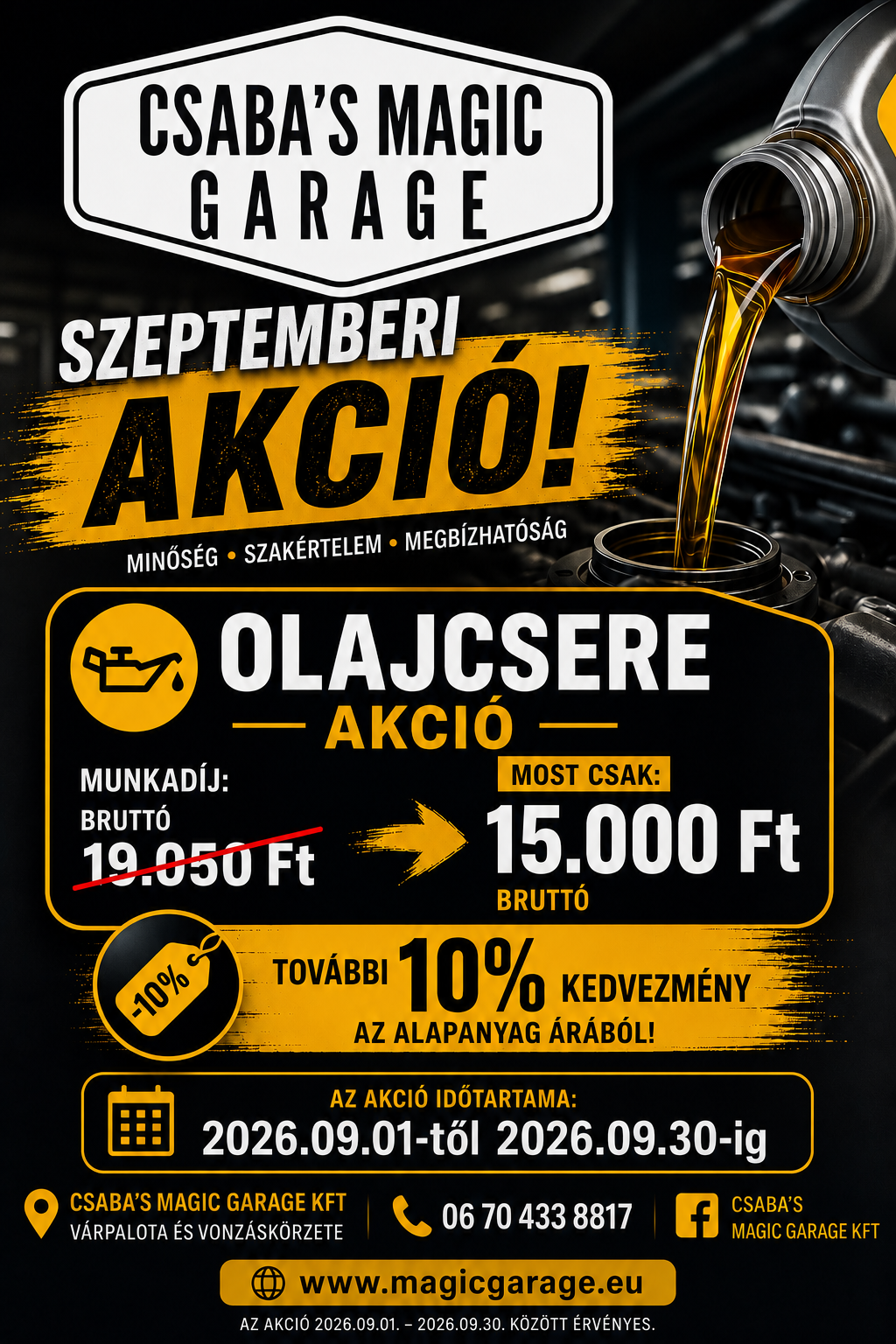Olajcsere Akció